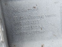 фото thumb №15, Audi rs4 8w0-zderzak перед решётка радиатора спойлер 8w0807437t