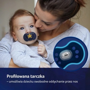 LOVI STARDUST Smoczek dynamiczny 3-6m 2szt GREEN