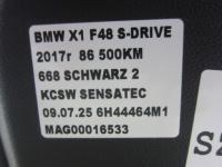 Bmw x1 f48 сиденье правый передний перед кожа kcsw чёрный eu 52107374624 Оригинал, фото thumb