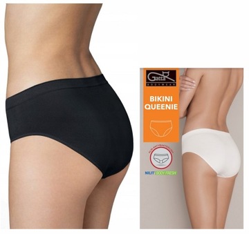 3 БИКИНИ GATTA QUEENIE БЕСШОВНЫЕ ЧЕРНЫЕ XXL