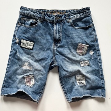 DESIGUAL Шорты Шорты Джинсовые нашивки 28