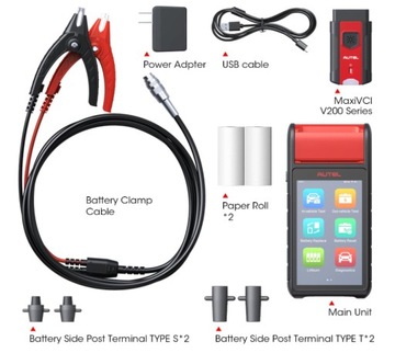 ТЕСТЕР АККУМУЛЯТОРА AUTEL BT608 + ДИАГНОСТИЧЕСКАЯ ПЕЧАТЬ