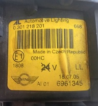 фото thumb №2, Лампа левый перед mini cooper r50 r53 r56 lift 04-06 eu 6961345 0301218201
