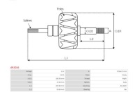 Wirniki генератора as-pl Оригинал, фото thumb