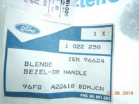 фото thumb №8, Рамка ручка дверь перед fiesta mk5 95-02 aso