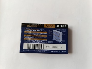 TDK SA 54 1992 1шт Япония
