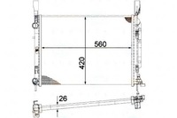 фото thumb №2, Радіаторів renault kangoo 1,5d 08- behr hella