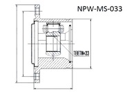 фото thumb №10, Nty шарнір внутрішній mitsubishi 4wd pajero 98- l200 96- правий