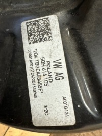 фото thumb №5, Вакуумный усилитель тормозов (серво)  vw touran iii 3 5ta 5qh614105