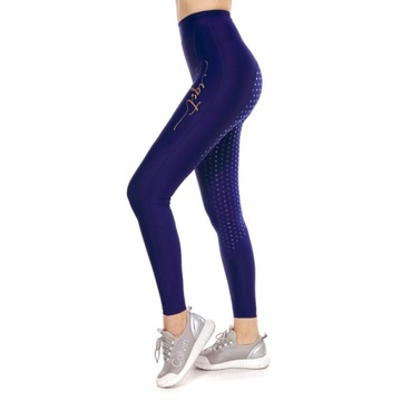 Legginsy zimowe Elite granatowe XXS Eqst