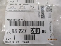 фото thumb №14, Peugeot 3008 i амортизатор правый передний перед 982220180 новый