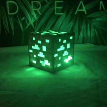 MINECRAFT ЛАМПА КИРПИЧ АЛМАЗНАЯ РУДА ЦВЕТА ХИТ