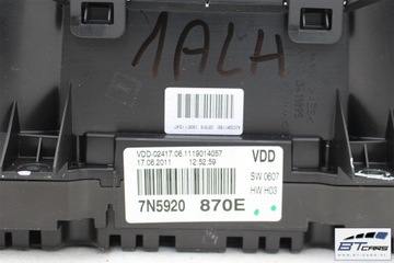 фото thumb №7, Seat alhambra прилади спідометр дизель 7n5920870e 7n5 920 870 e манометр спідометр