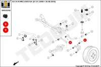 фото thumb №15, Tedgum 00028284 втулка рычага зад alfa romeo