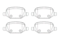 фото thumb №1, Breck гальмівні колодки гальмівні alfa romeo 147 1.9 jtd 937