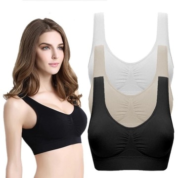 3 шт. Бюстгальтер TOP SPORTS бюстгальтер push up ДЛЯ ФИТНЕС-ЗАЛОВ XL/XXL