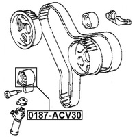 фото thumb №2, Ролик натяжителя ремень распределительного вала toyota camry lexus es rx febest 0187-acv30