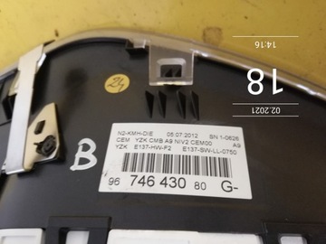 фото thumb №5, Peugeot 208 спідометр  манометр дисплей 9674643080g