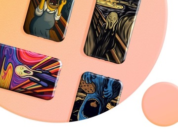 ETUI DO SAMSUNG GALAXY M21 WZORY KRZYK MUNCH EDVARD SCREAM OBUDOWA CASE