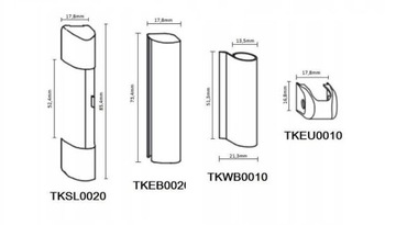 Комплект чехлов Siegenia Titan AF ПВХ КОРИЧНЕВЫЙ