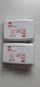 3M 6035 Фильтр-пылесборник P3, комплект пар, 2 шт.