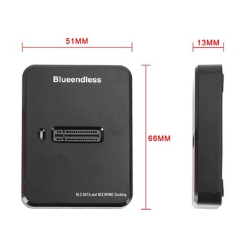 Адаптер SSD Карманный диск NVME/SATA M.2 USB-C емкостью 2 ТБ