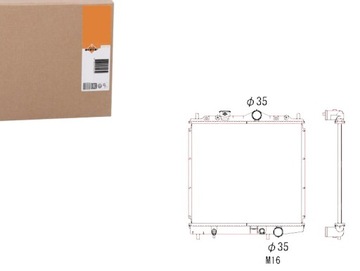 фото thumb №1, Nrf радиаторов двигателя mb660558 mb660540 mb660596 1