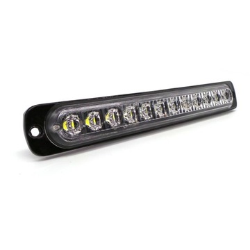 ФАРА СТОП СИГНАЛ САЛОННОЕ 12 LED (СВЕТОДИОД ) 12V-24V БЕЛАЯ