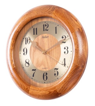 Adler 21090 дубовые деревянные настенные часы