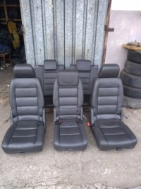 фото thumb №1, Volkswagen touran i lift сиденья задняя 2/3 ряд кожа