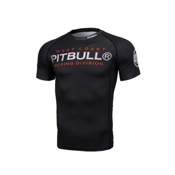 PIT BULL rashguard short sleeve BOKS BOXING M