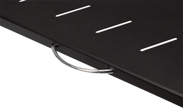 RACK полка 19'' 1U 550 мм, выдвижная, черный СТАЛФЛЕКС