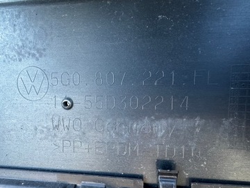 фото thumb №14, Vw golf 7 vii рестайлинг 2017-2019 бампер перед переднее 5g0807221fl