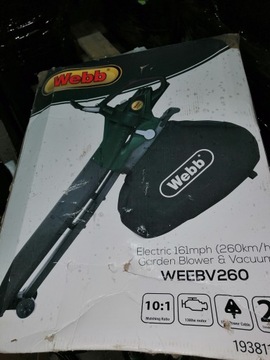 Мощная воздуходувка для листьев Webb Webv260