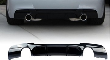 фото thumb №11, Дифузор bmw e90 e91 335 чорний блиск m набір накладка бампера спойлер
