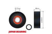 фото thumb №1, Nty ролик натяжителя ремень клиновой bmw 3 e46 5 e39 7 e38 x5 e53 z3