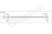 фото thumb №1, Starline шланг гальмівний elast s ha st.1061 szt