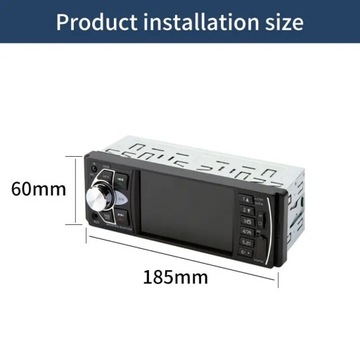 Z pilotem w stylu Radio samochodowe 1din stereo mp5 mp3 bluetooth