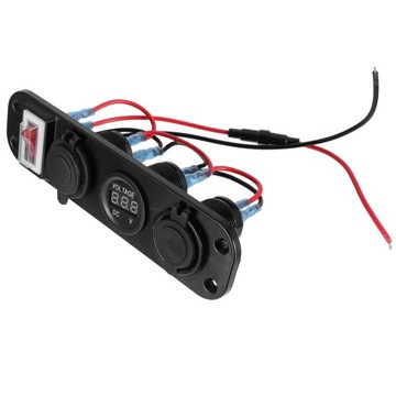 МОРСКАЯ ПАНЕЛИ ДВОЙНОЕ USB-ГНЕЗДО ЗАРЯДНОГО УСТРОЙСТВА ИНДИКАТОР ВЫКЛЮЧАТЕЛЬ ВКЛ.-ВЫКЛ.