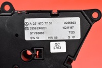 фото thumb №7, Панель керування сидіння пасажира a2218707751 mercedes s-klasa w221 05-09