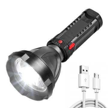 Тактический перезаряжаемый светодиодный USB-фонарик