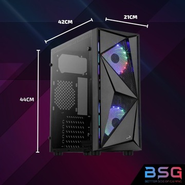 BSG Striker Komputer Gamingowy Do Gier I7 16GB 512SSD NVIDIA RTX 3050 Win10