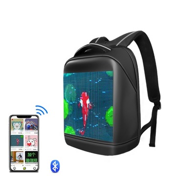 Светодиодный рюкзак + школьное приложение POWERBANK OG smart EYES Bluetooth