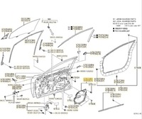 фото thumb №1, Camry nakleja защитная дверь перед правая 75985-33040
