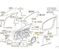 фото thumb №1, Camry шумоизоляция дверь перед правое оригинальный номер 67831-33130