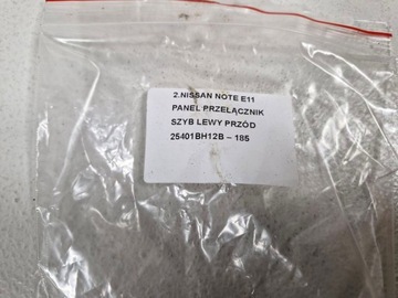 фото thumb №7, Nissan note e11 перемикач панель скло лівий перед переднє кнопки