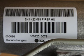фото thumb №6, Колонка рулевая vw amarok 2h1422061f new оригинал