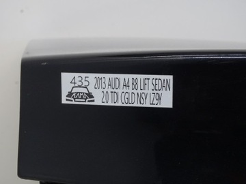 фото thumb №13, Кришка кришка зад задня багажника audi a4 b8 рестайлінг sedan 11-15r чорна lz9y