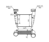 фото thumb №2, Радиатор воздуха passat 1.8t 01- радиатор воздуха