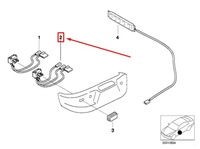 фото thumb №7, Bmw z3 coupe e36 left power seat switch 61318413895 8413895